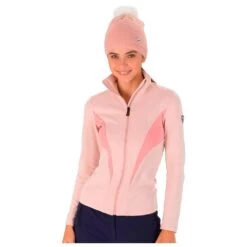 Polaire Rossignol W React Merino Fz Powder Pink