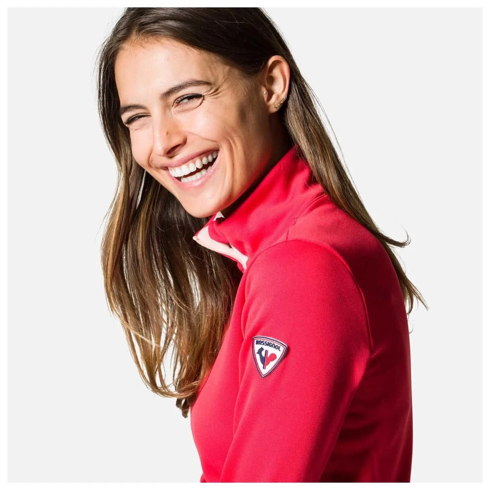 Sous-vĂȘtement Technique Rossignol Classic 1/2 Zip Sports Red â Image 2