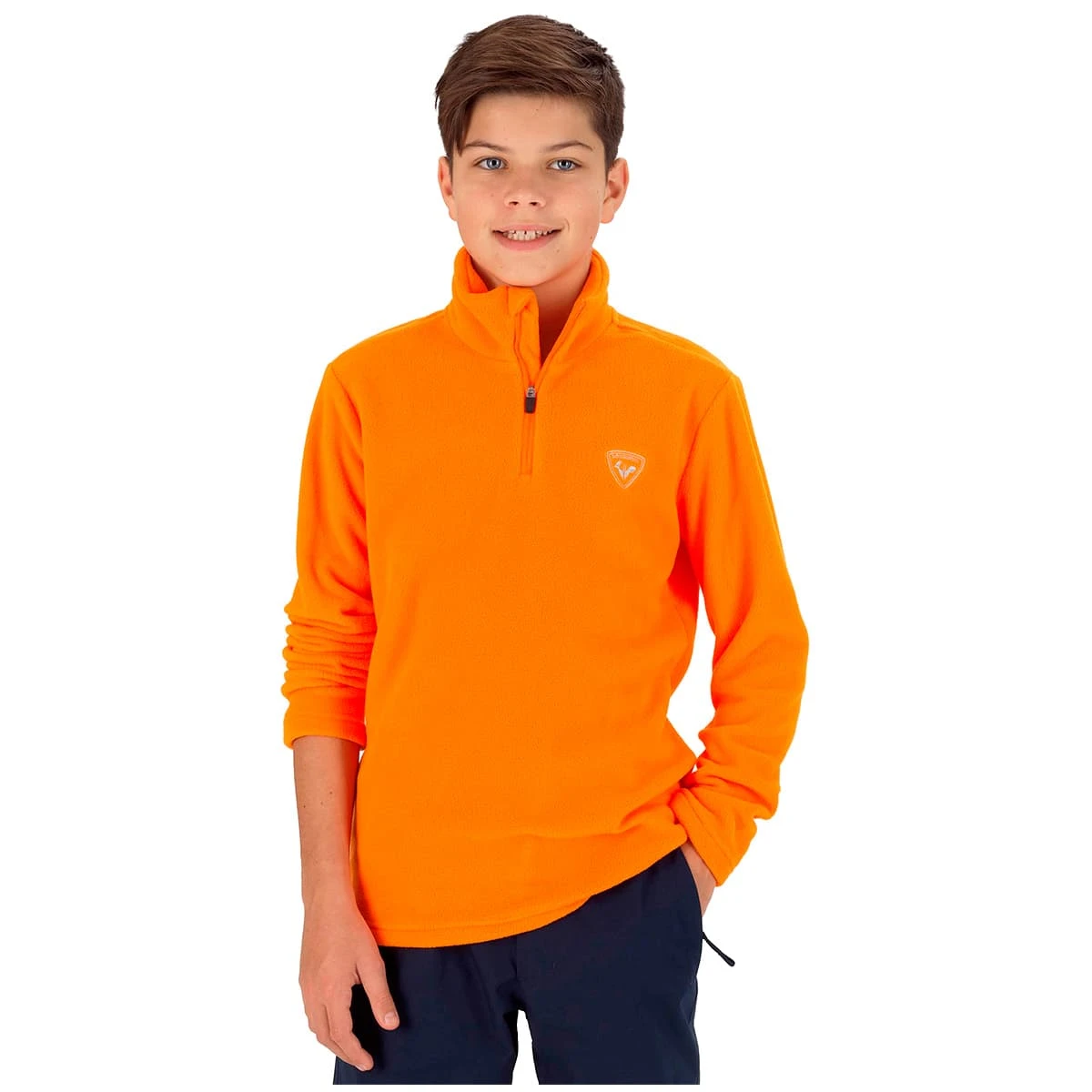 ROSSIGNOL BOY 1/2 ZIP FLEECE MANGO 23