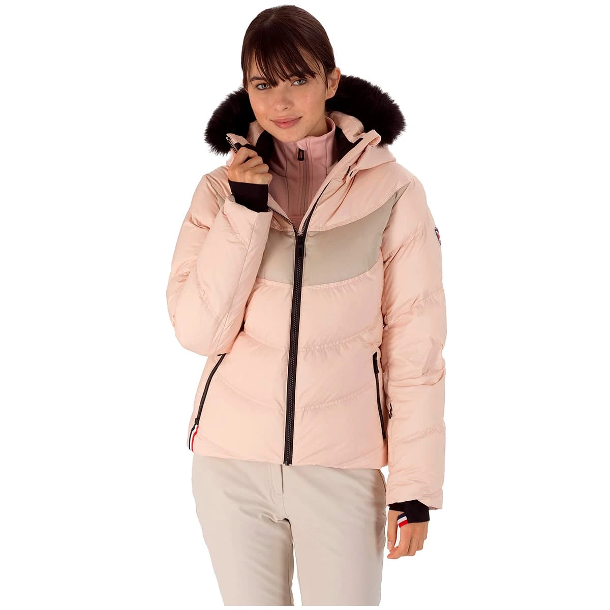 ROSSIGNOL W SIGNATURE DOWN JKT POWDER PINK 23 â Image 2