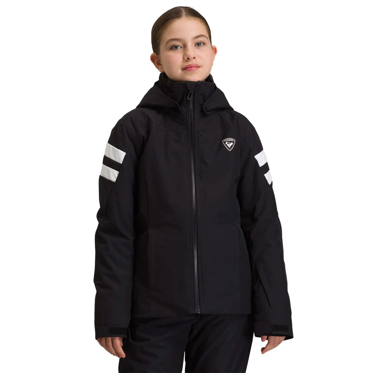 ROSSIGNOL GIRL SKI JKT BLACK 23 â Image 2