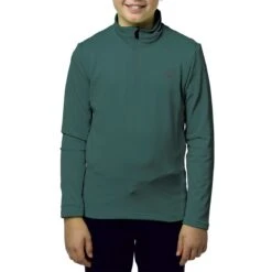 ROSSIGNOL BOY 1/2 ZIP WARM STRETCH DEEP TEAL 23