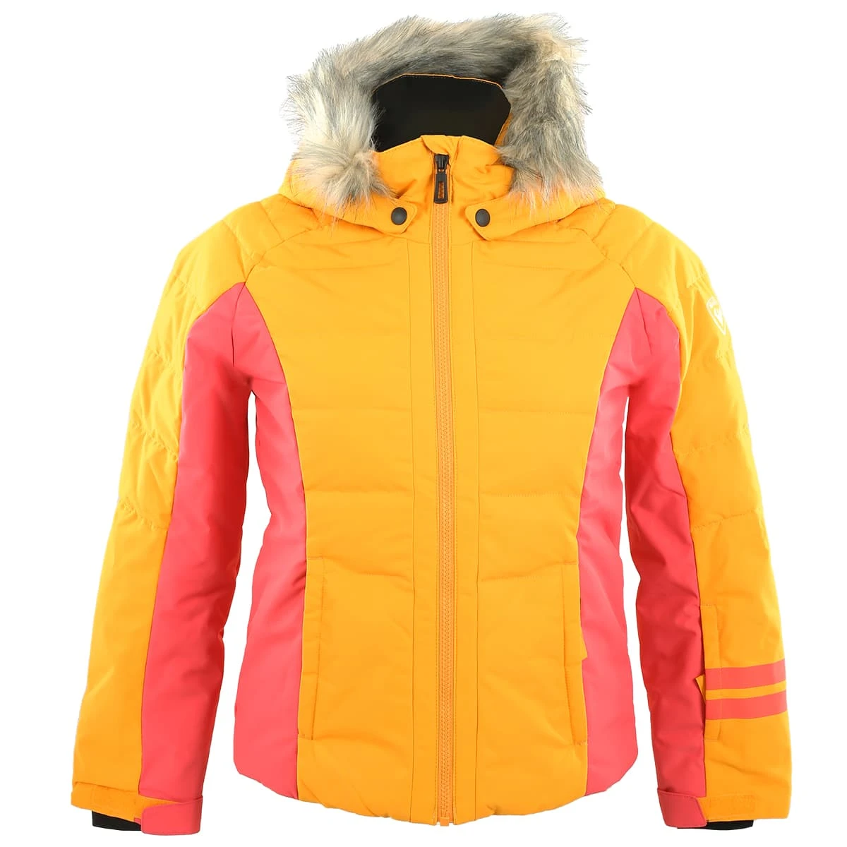 ROSSIGNOL GIRL POLYDOWN JKT SAFFRON 23