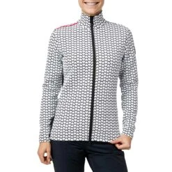 ROSSIGNOL W HIVER PR FULL ZIP WHITE 22
