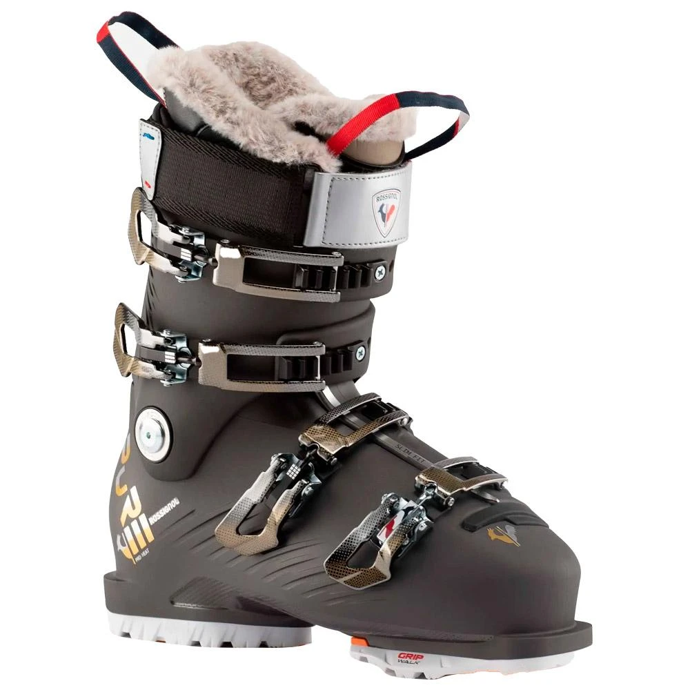 Chaussures De Ski Rossignol Pure Pro Heat Gw Metal Gold Grey