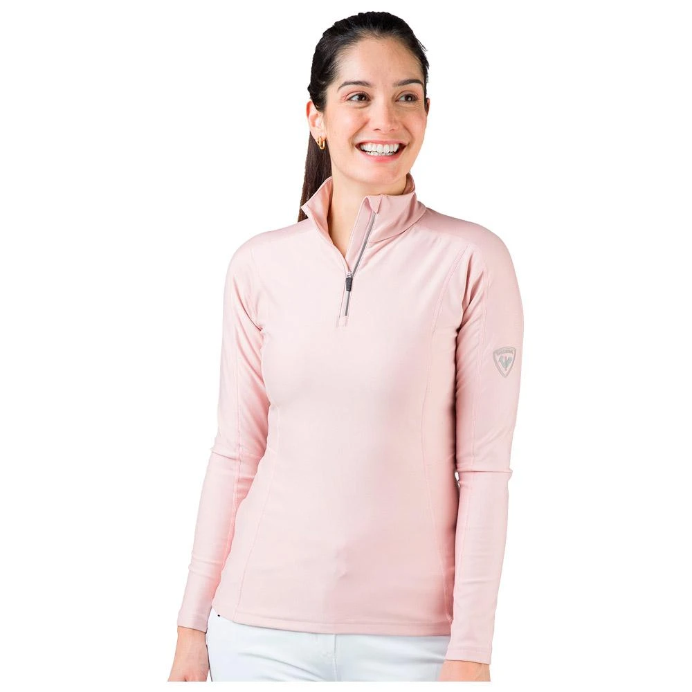 Polaire Rossignol W Classique 1/2 Zip Powder Pink