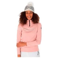 Polaire Rossignol W Resort 1/2 Zip Powder Pink